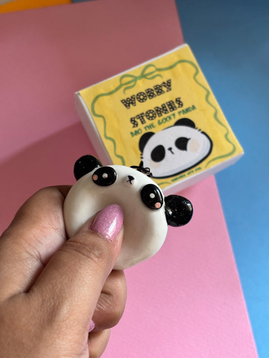 Panda Worry Stone