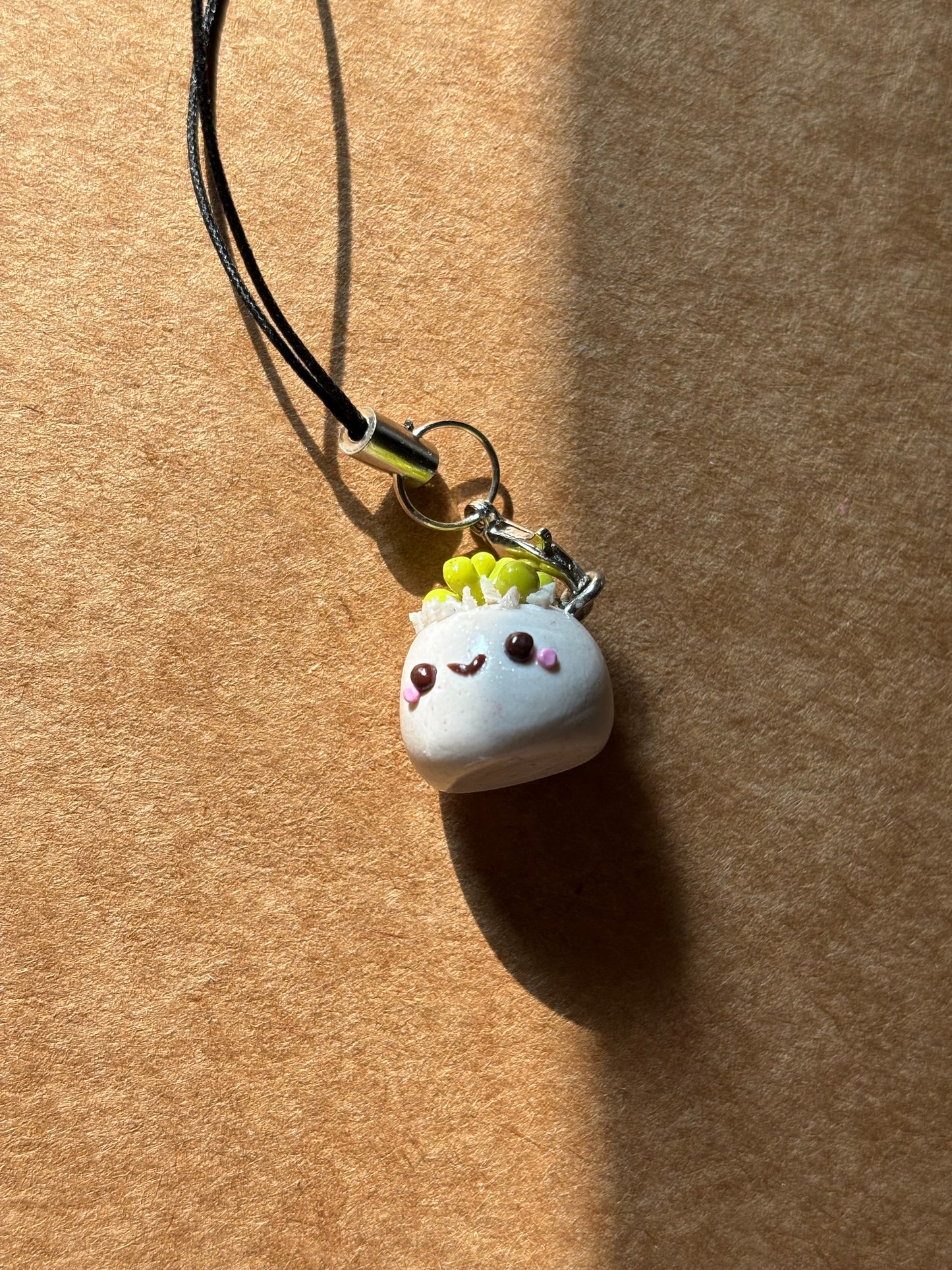 Mini succulent phone charm