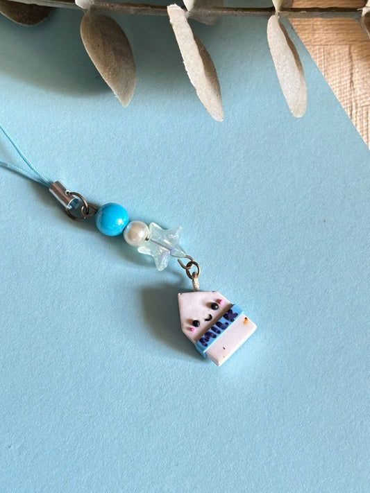 Milk Carton Phone charm