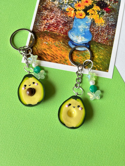 Avocado Couple Keychain (Preorder)