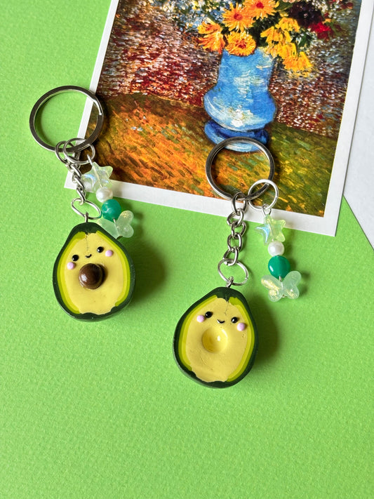 Avocado Couple Keychain (Preorder)