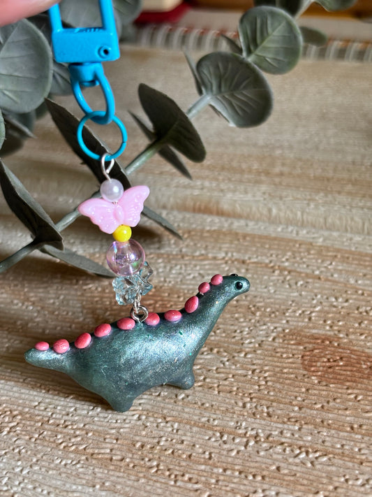 Grey & Pink dino