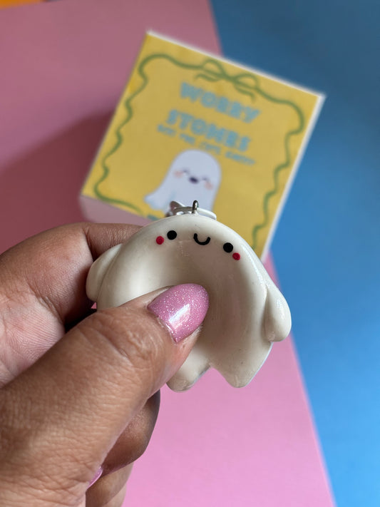 Ghostie Worry Stone