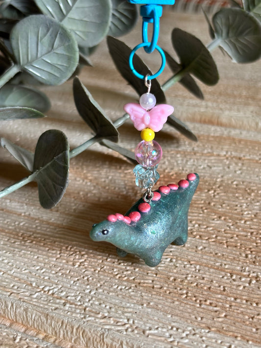 Grey & Pink dino