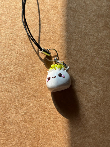 Mini succulent phone charm
