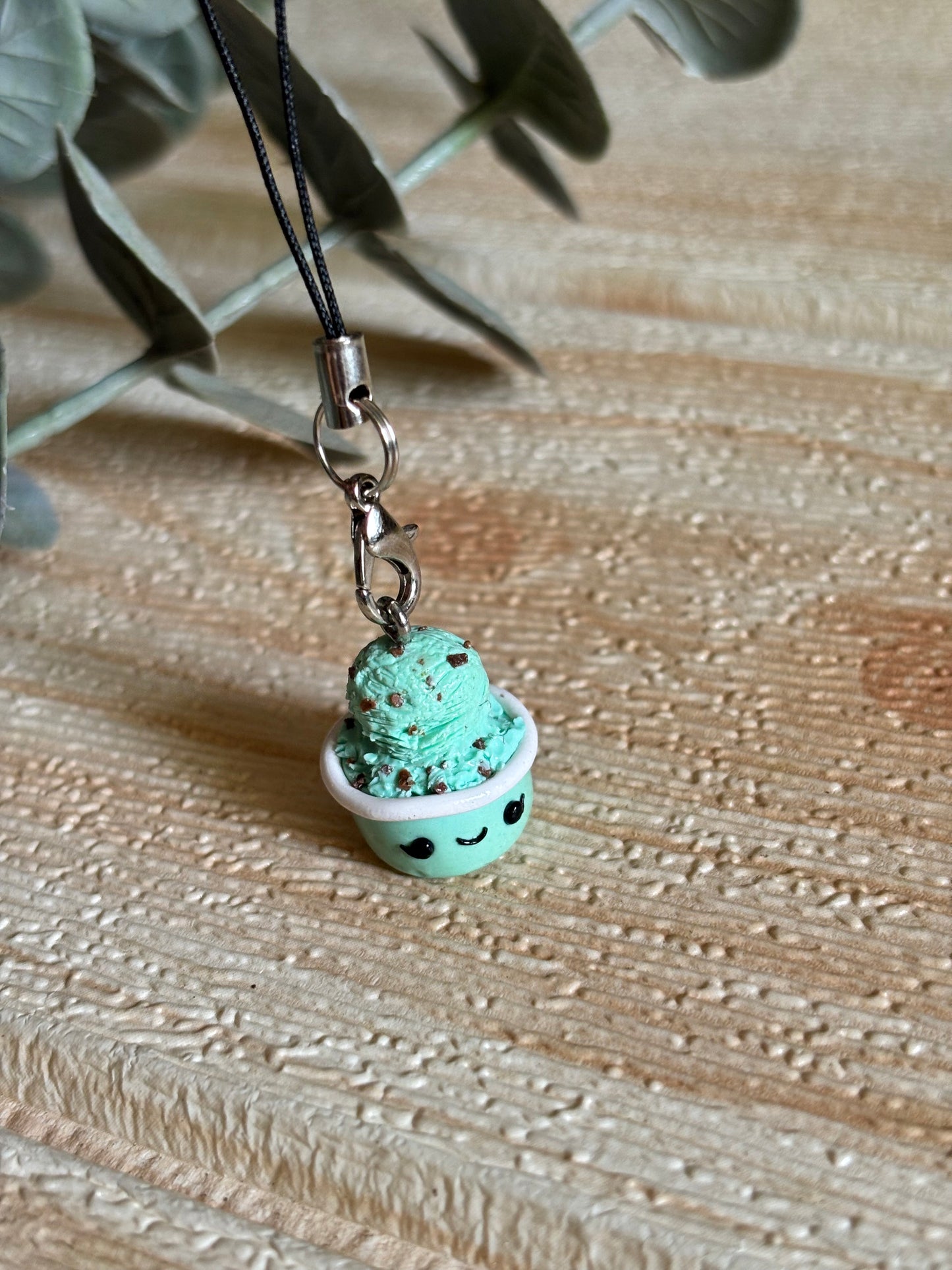Mint choco icecream cup