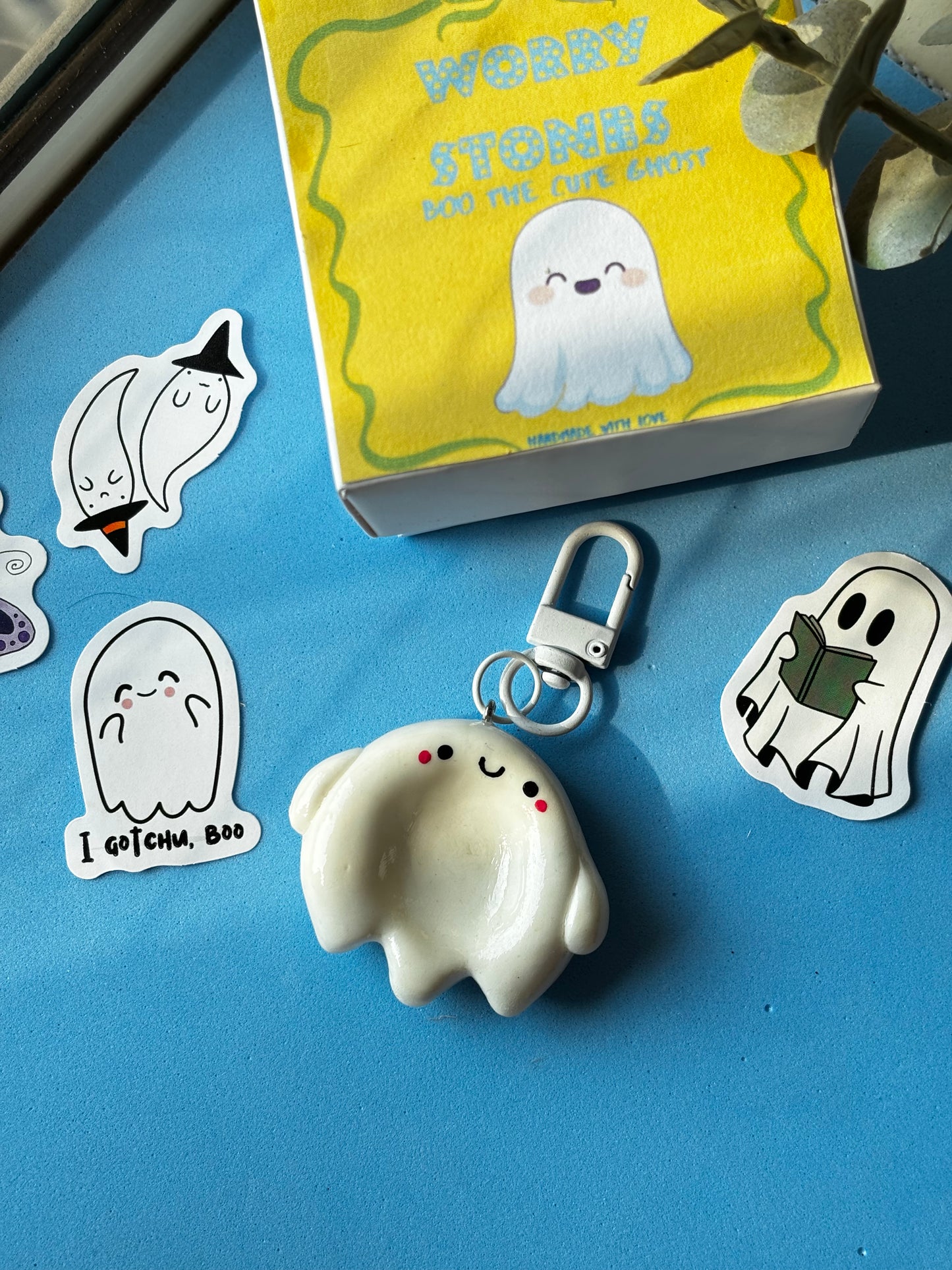 Ghostie Worry Stone