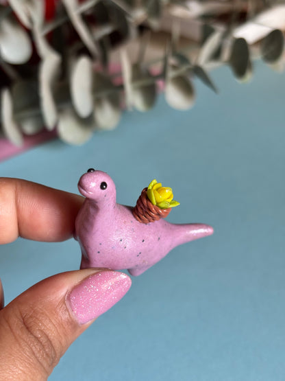 Floral Dino Desk Buddy