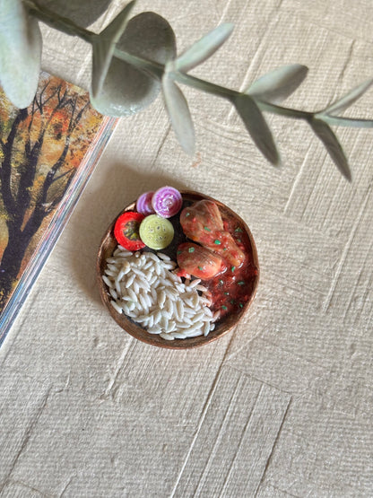 Chicken & Rice Plate Magnet
