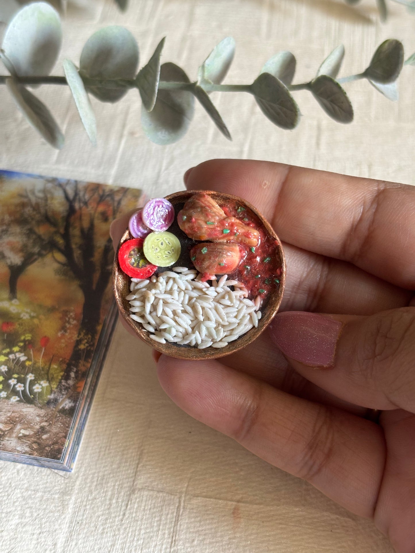 Chicken & Rice Plate Magnet