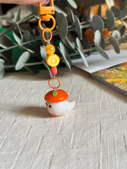 Orange duckie charm
