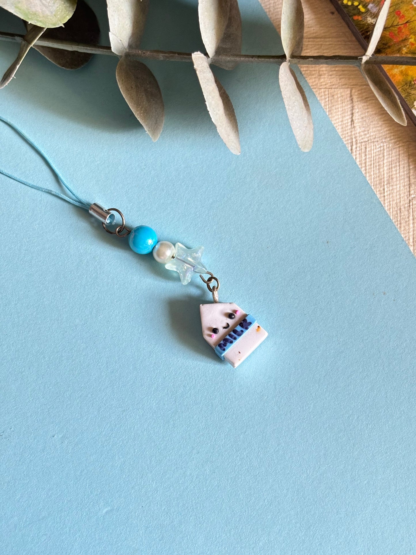 Milk Carton Phone charm