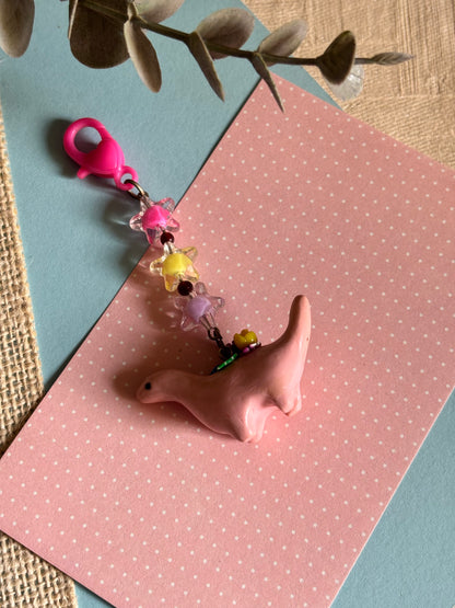 Baby Pink Floral Dino