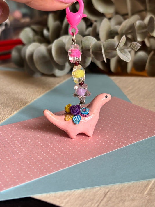 Baby Pink Floral Dino
