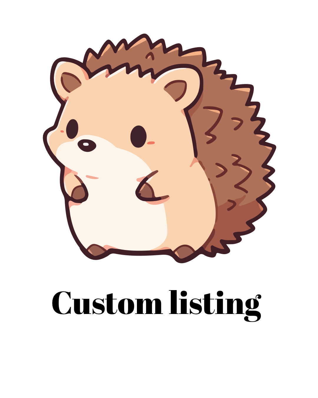 Porcupine Charm (Custom)