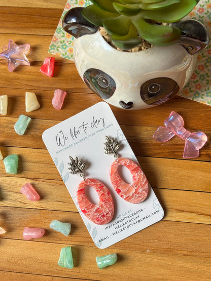 Oval Leaf Marble Drops