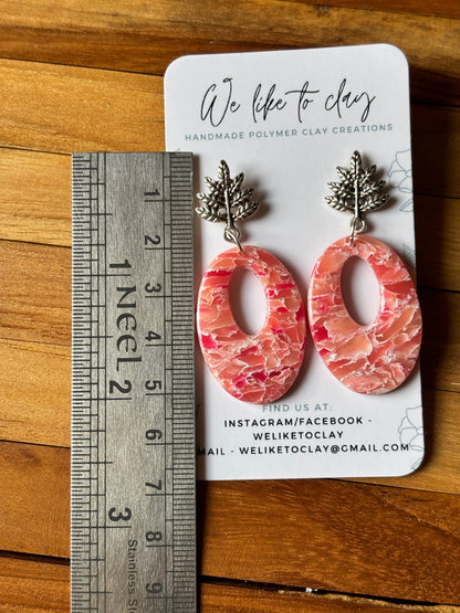 Oval Leaf Marble Drops