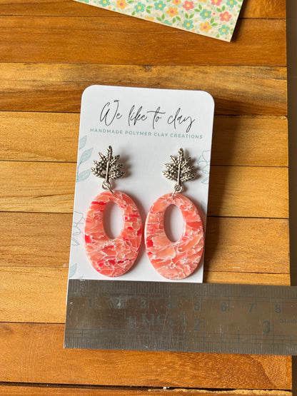 Oval Leaf Marble Drops