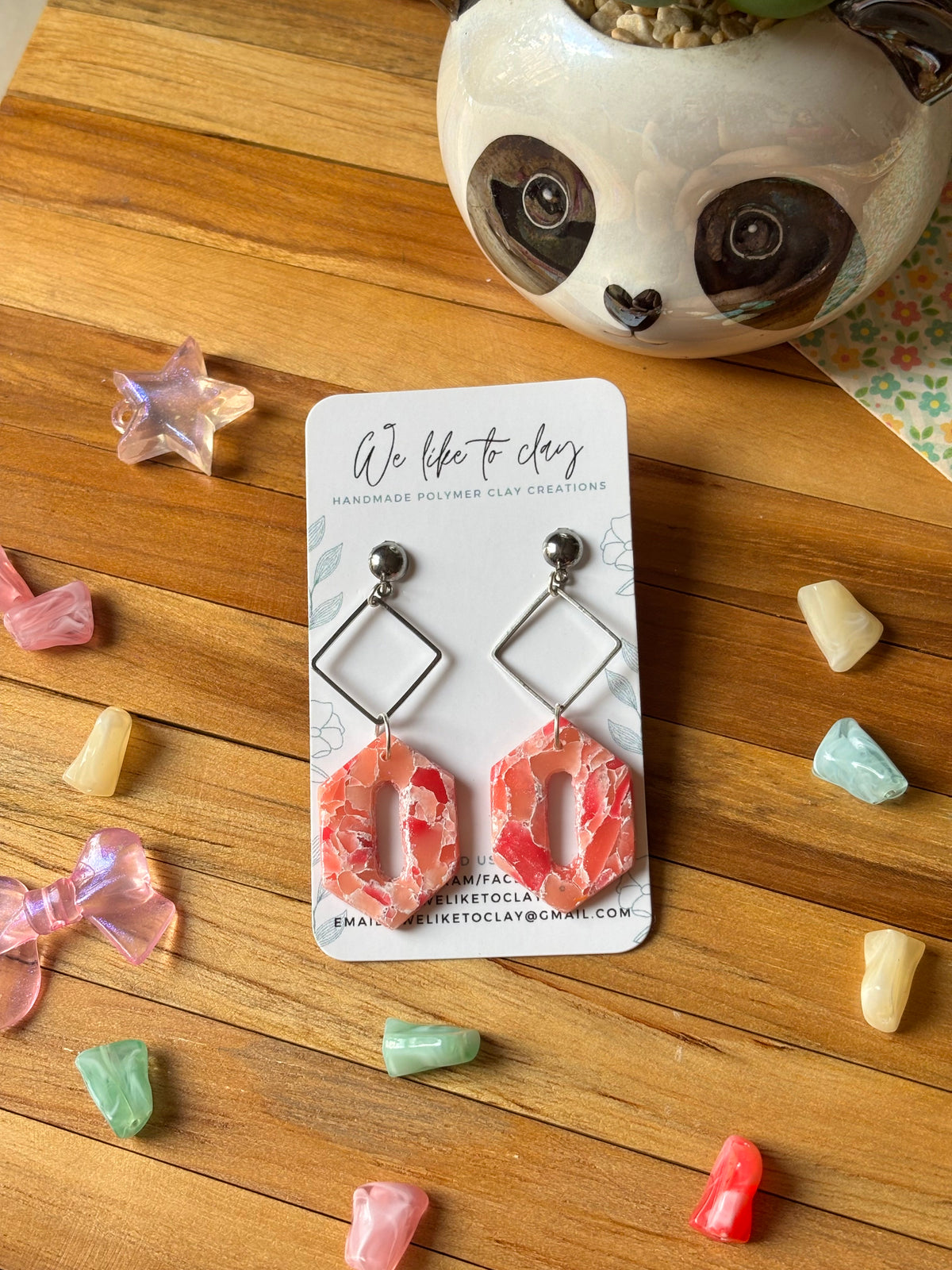 Hex Diamond Marble Drops