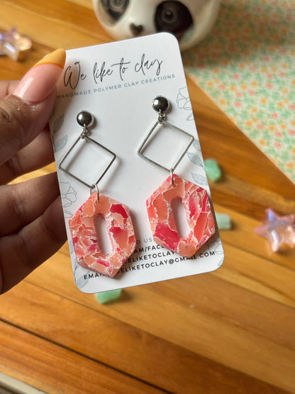 Hex Diamond Marble Drops