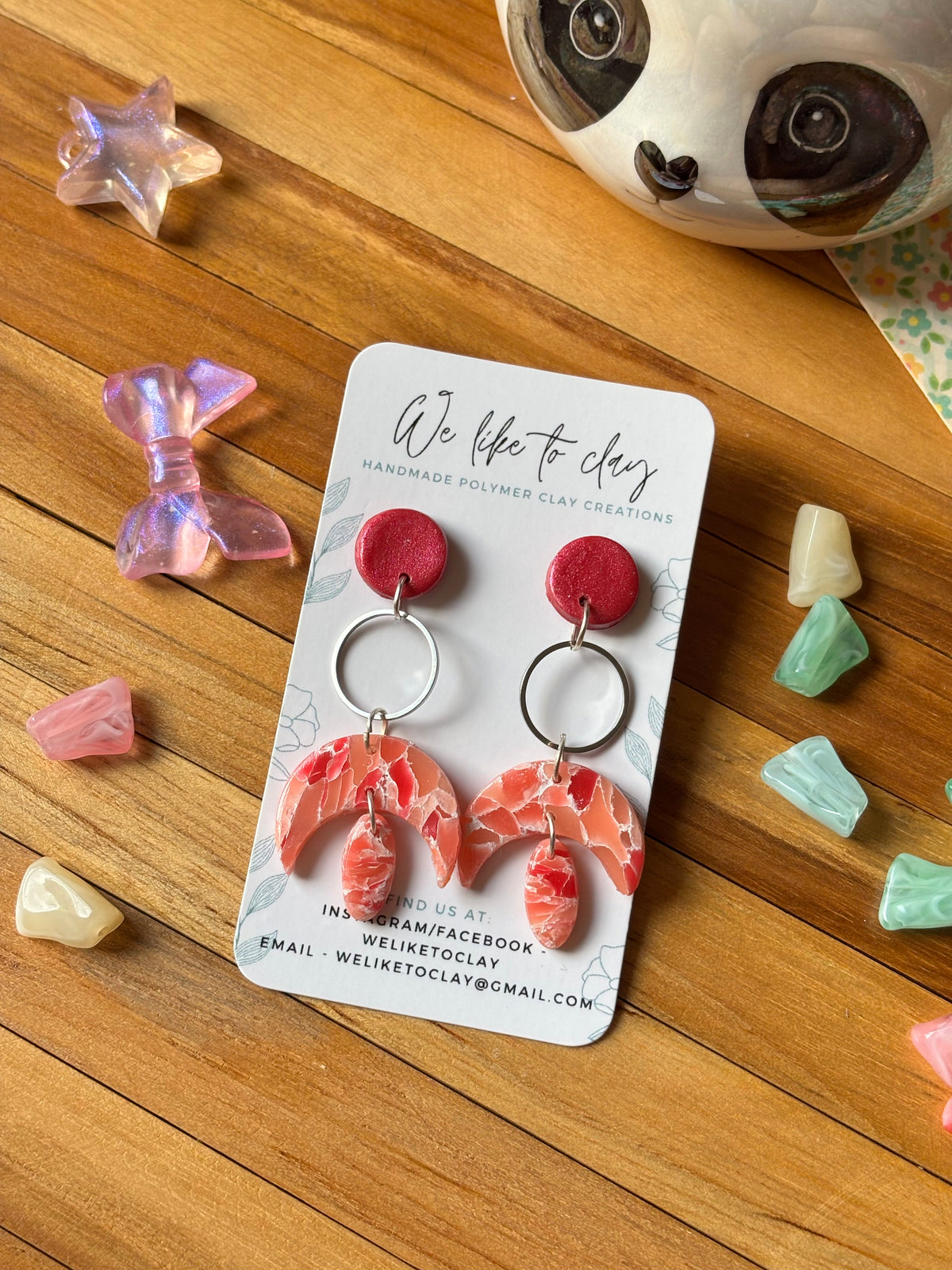 Crescent Ring Marble Drops