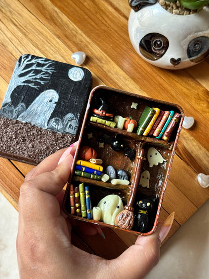Haunted Library Tin