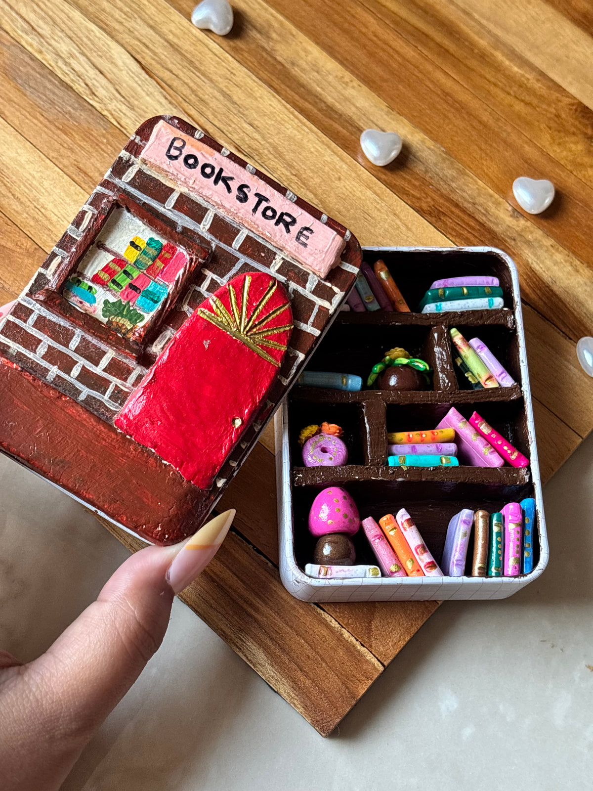 Red Bookshop Tin