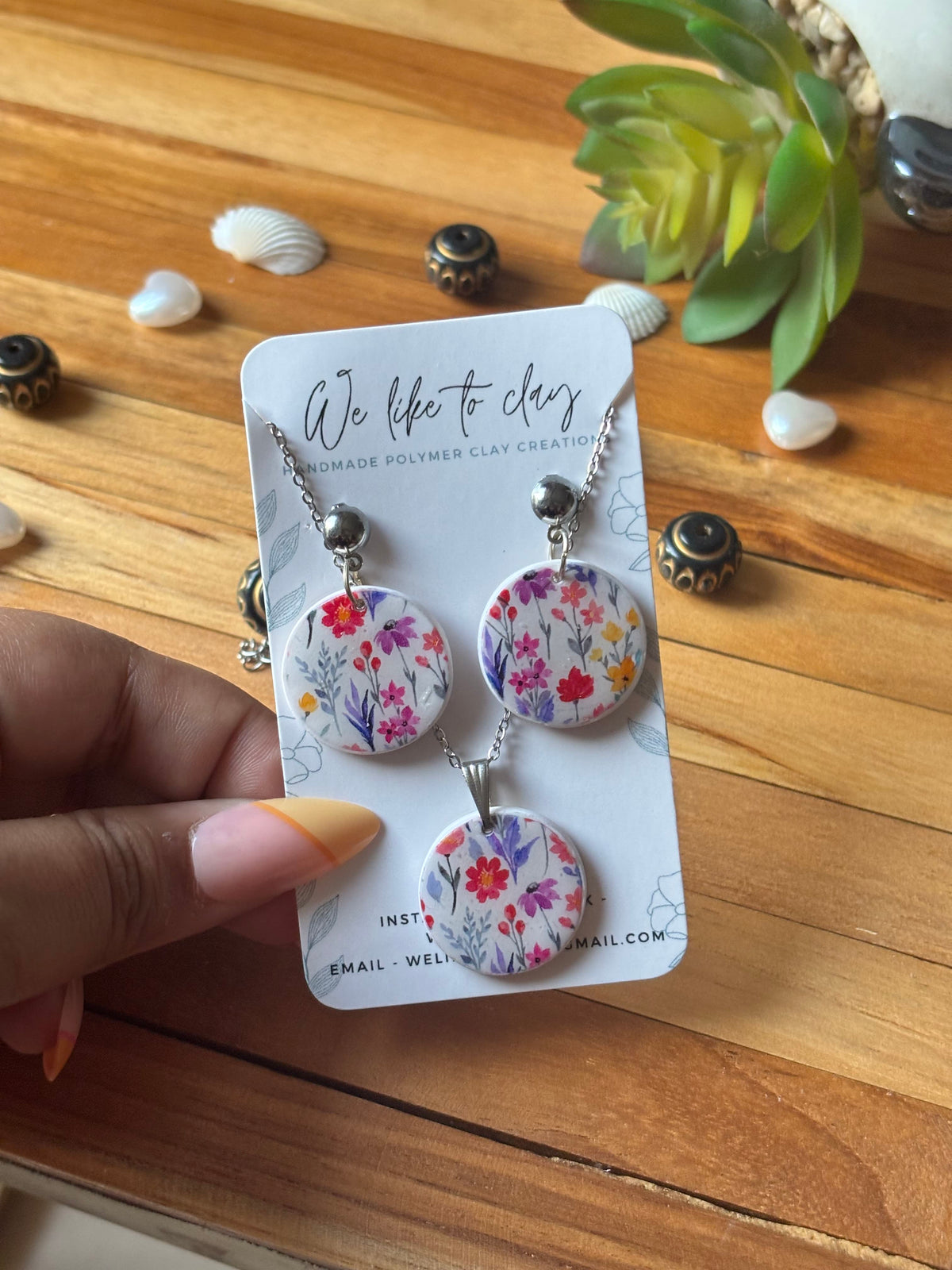 Floral meadow set