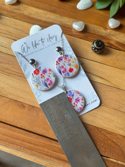 Floral meadow set