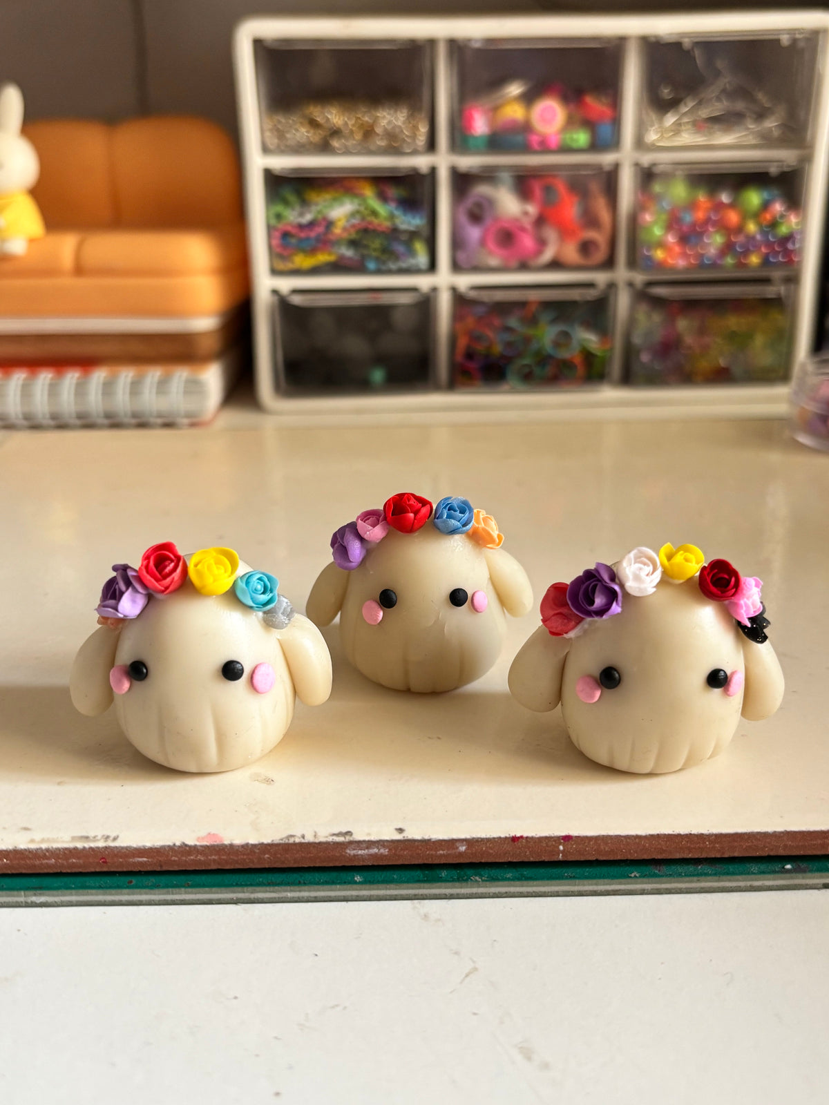 Floral Ghostie Photo Holder