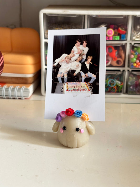 Floral Ghostie Photo Holder
