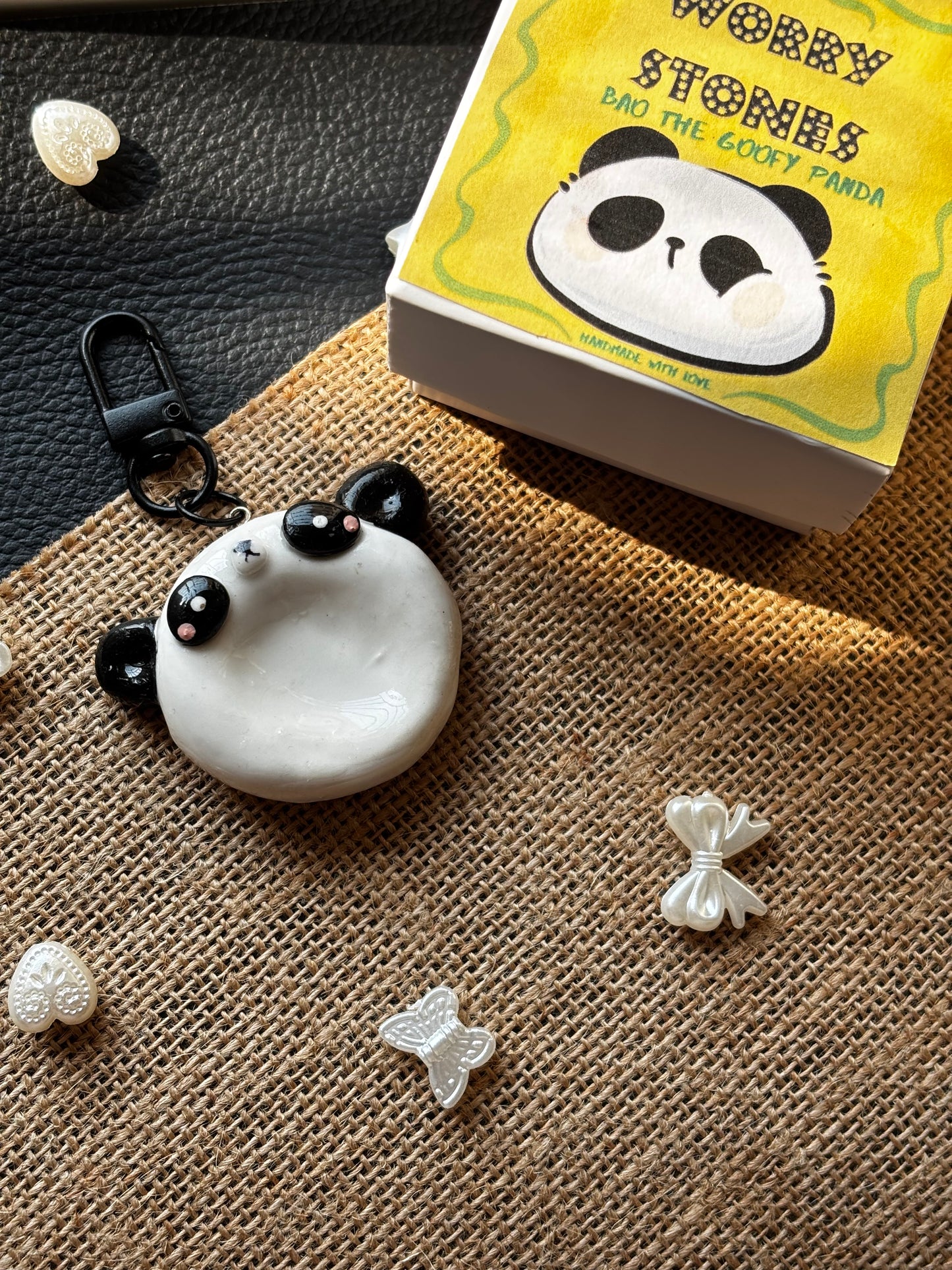 Panda Worry Stone