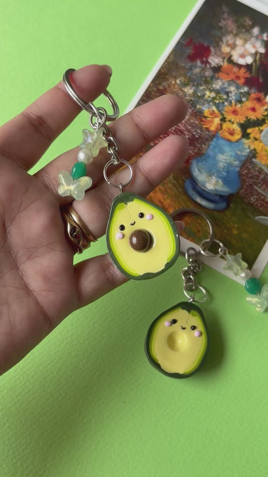 Avocado Couple Keychain (Preorder)
